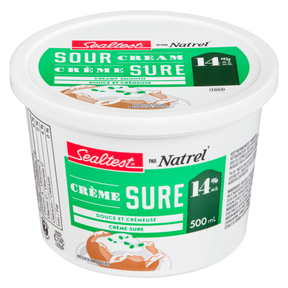 Crème sure régulière 14 Sealtest Crème sure régulière 14 Sealtest