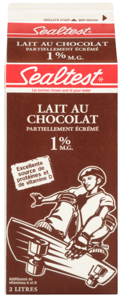 Lait au chocolat 1 % Sealtest