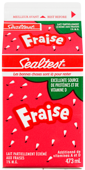 Lait aux fraises Sealtest