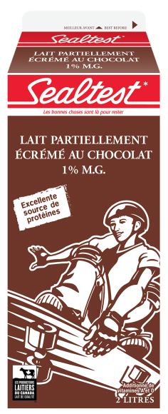 Lait au chocolat 1 % Sealtest