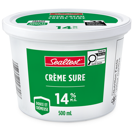 Crème sure régulière 14 % Sealtest