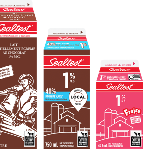 Sealtest - Famille - Laits aromatisés