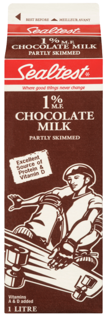 1% Chocolate Milk | Sealtest