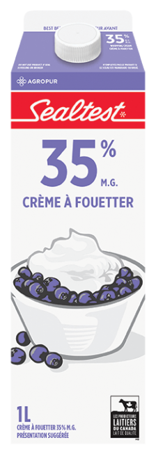 Crème à fouetter 35% Sealtest 1L