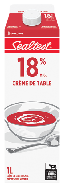 Crème à table 18% Sealtest 1L