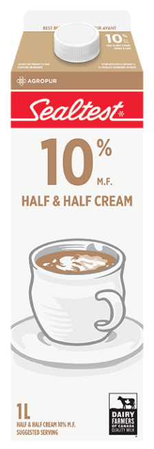 Cream Half and Half 10% Sealtest 1L