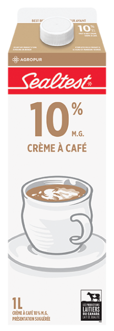 Crème à café 10% Sealtest 1L
