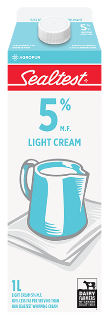 Light Cream 5% Sealtest 1L