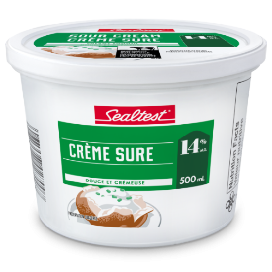 Crème sure régulière 14 % Sealtest