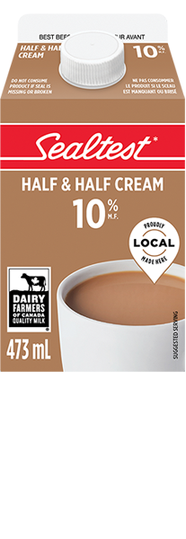 Cream Half and Half 10% Sealtest 473 mL