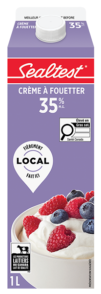 Crème à fouetter 35% Sealtest 1L