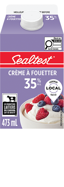 Crème à fouetter 35% Sealtest 473 mL