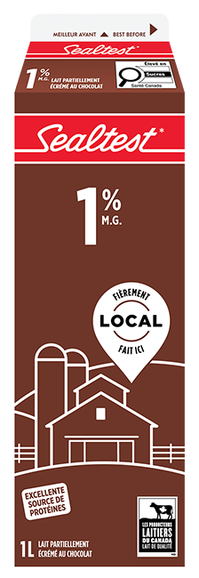 Sealtest Lait au chocolat 1% 1L